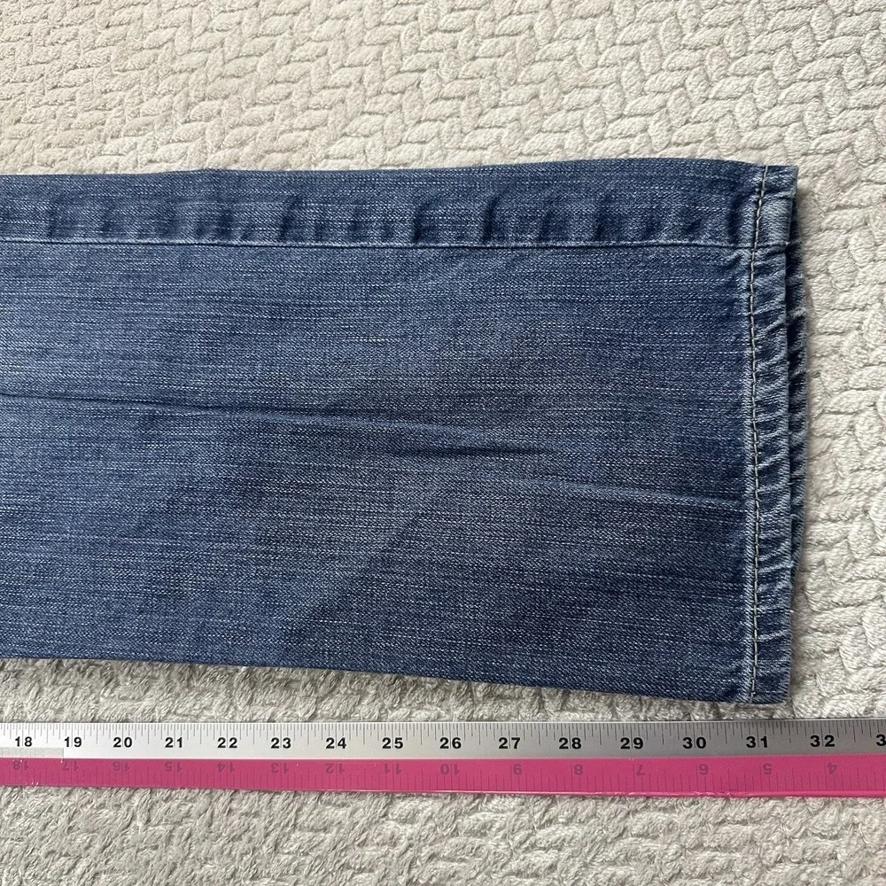 Ariat M2 Jeans Mens 40x32 Traditional Relaxed Boot Cut Blue Denim Western Work - Picture 10 of 16